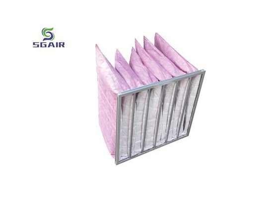 Buona permeabilità all'aria F8 Filtro per sacchetti in alluminio per stanze antipolvere