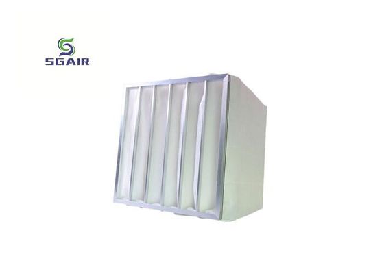 99.97% F9 filtro per sacchetti in alluminio, filtro in fibra sintetica per condizionatori d' aria