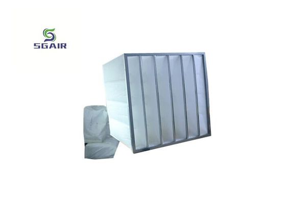 F7 filtro per sacchetti in alluminio personalizzato con 99,97% di efficienza H13~H14