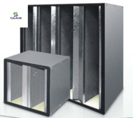 Filtro d'aria a carbonio attivo di tipo V, più flusso d'aria in spazio limitato, facile da installare.