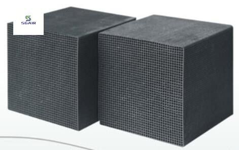 Cubo di carbonio attivo a nido di miele bassa resistenza al vento migliore funzione di assorbimento