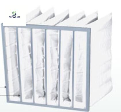 Buona ventilazione tessuti non tessuti filtro tascabile medio elevata efficienza del filtro