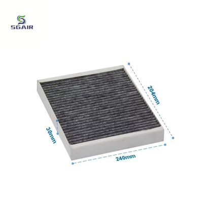 99.99% filtro dell'aria a carbone attivo con bassa resistenza e forte capacità di assorbimento