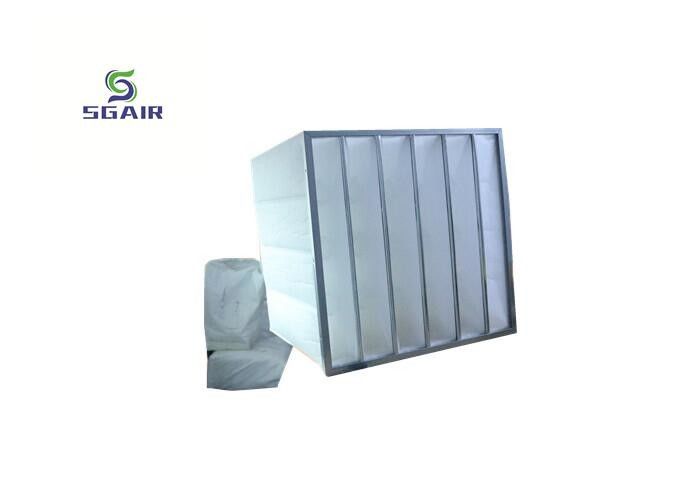 F7 filtro per sacchetti in alluminio personalizzato con 99,97% di efficienza H13~H14