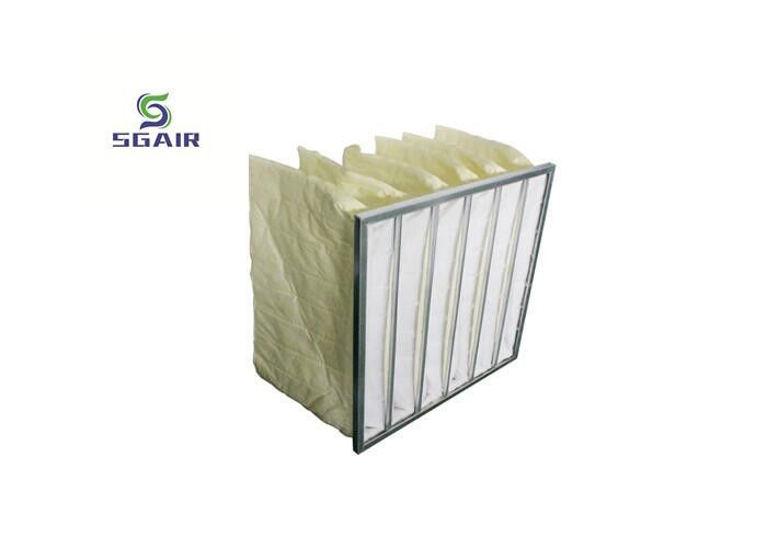 Filtro dell'aria Hepa Bag a colori metallici con striscia di compressione GI galvanizzata