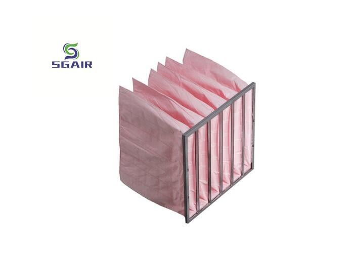 Fibra di vetro Materiale Hepa Bag Air Filter 99,97% Personalizzato