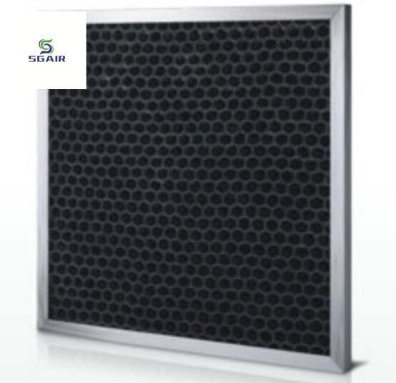 Filtro dell'aria a carbonio attivo a nido di miele migliore adsorbente e prestazioni aerodinamiche