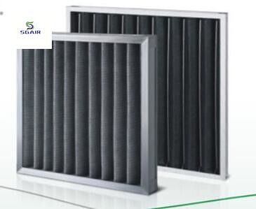 Filtro d'aria a maglia galvanizzata di maglia di alluminio a carbonio attivo può essere piegato