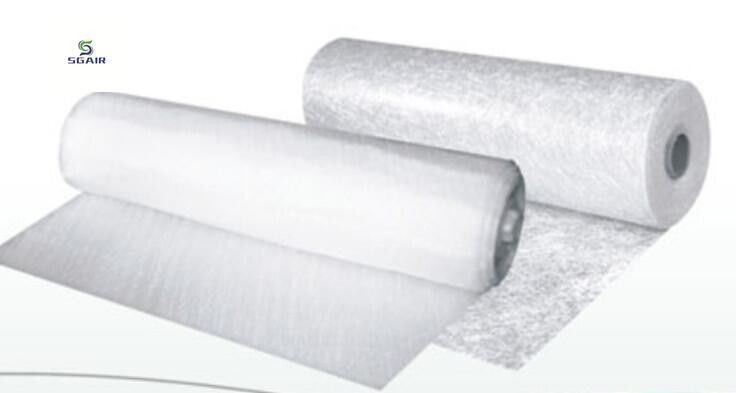 BX Serie Fibra di vetro filtro media ignifuge