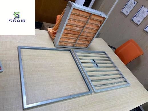 Quadro di filtro dell'aria GI Hepa galvanizzato ad alta resistenza