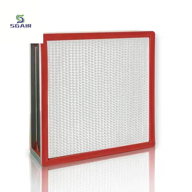Filtro d'aria ad alta temperatura in acciaio con filtrazione ad alta efficienza e precisione