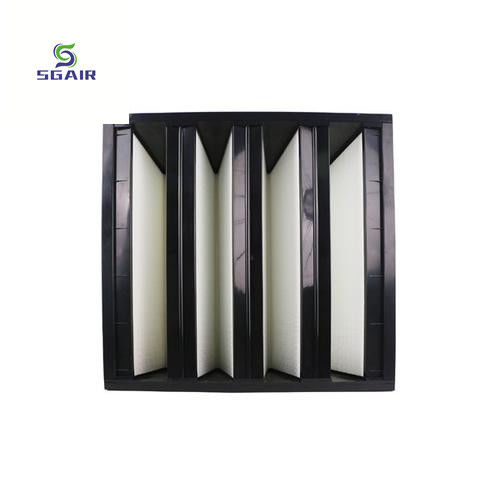 Filtro d'aria plisato F9 resistente alla corrosione con struttura compatta