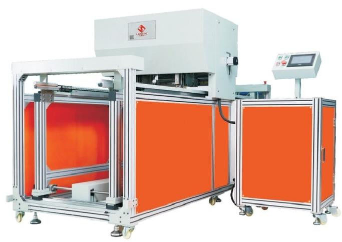 12pcs/min Velocità di produzione Macchina di produzione di filtri HVAC con materiale di telaio in acciaio galvanizzato / alluminio