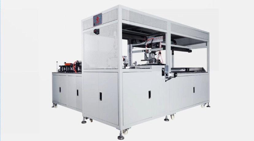 Macchina semiautomatica per la fabbricazione di filtri d'aria