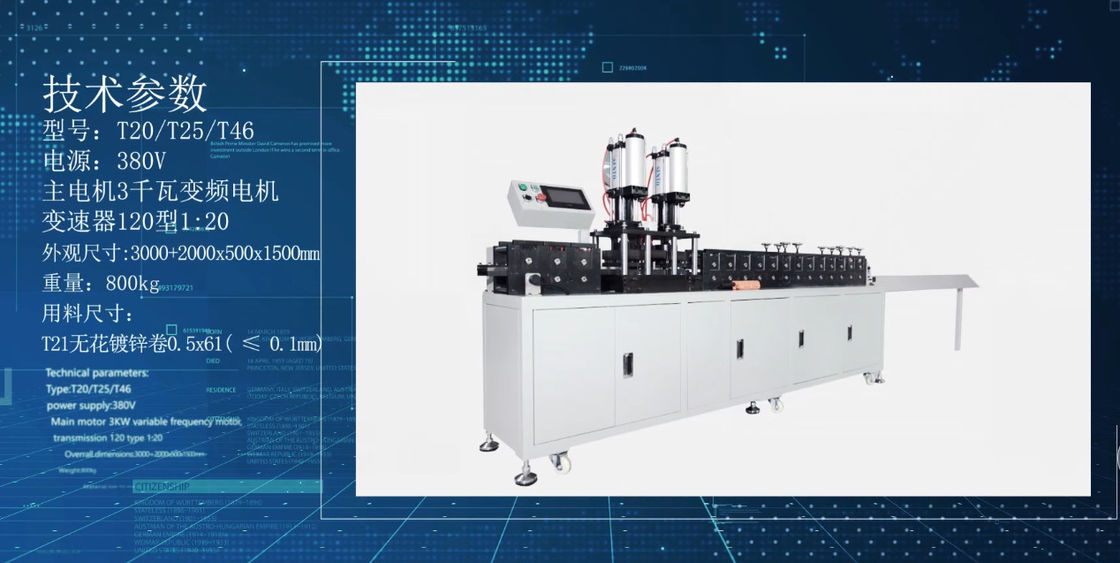Filtro di piastra CE / filtro di tasca Framing Forming Machine 380V